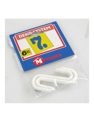 Set ganci a S Metaltex 36 97 07 DEKO SYSTEM Bianco