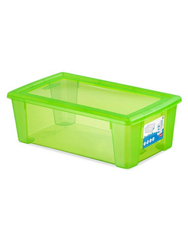 Contenitore salvaspazio Stefanplast 13103 VISUAL BOX Multiuso M Verde