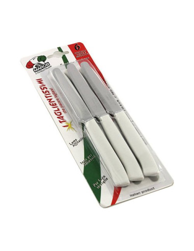 Set coltelli Marietti 1860 24TFB06B I TAGLIENTISSIMI Lama dentata Bian