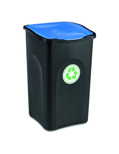 Pattumiera differenziata Stefanplast 70652 ECOGREEN Nero e Blu