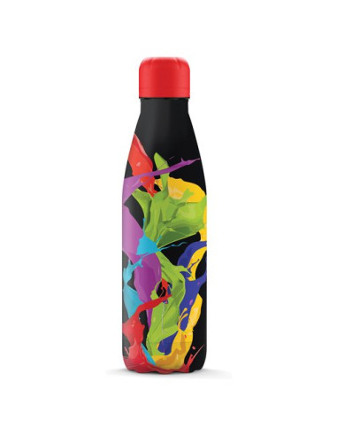 Bottiglia termica T Tex THE STEEL BOTTLE Black 28 Paint Multicolor