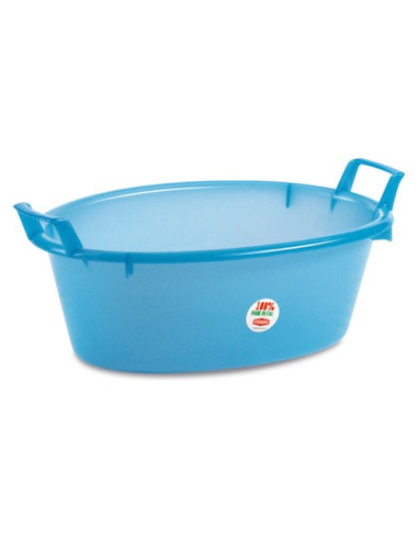 Bacinella Stefanplast 31700 Ovale 2 Manici Azzurro