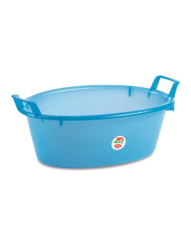 Bacinella Stefanplast 31650 Ovale 2 Manici Azzurro