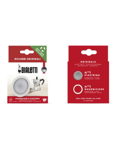 Set guarnizioni e filtro caffettiera Bialetti 0800030