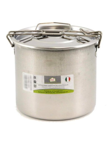 Thermos Gnali PPO VIVI Pentolino portavivande con pietanziera Silver