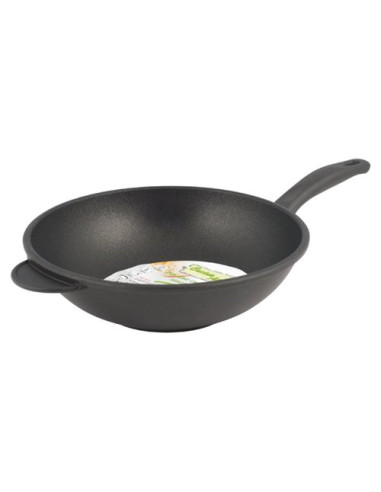 Wok Antik Ars 14 28 Manico Bakelite Nero