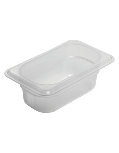 Bacinella alimenti Mod. 1/9 Cambro 92PP190 GASTRONORM Bianco traslucid