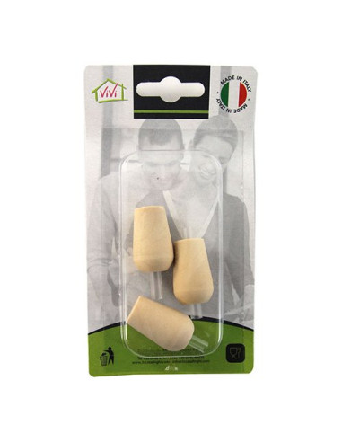 Tappo versatore Eliplast 91 3VI Set 3 pz Natural