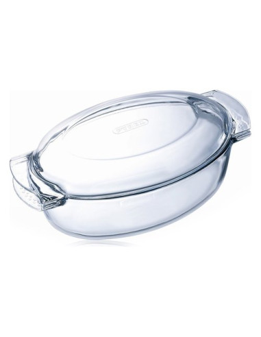 Casseruola Pyrex 460A000 Ovale con coperchio Trasparente