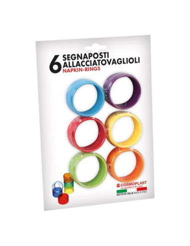 Allaccia tovaglioli Cosmoplast Colori assortiti