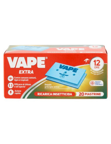 Insetticida Vape 408255 MAT Zanzare 20 Notti