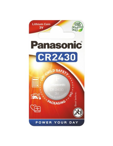 Batteria CR2430 Panasonic CR2430L 1BP