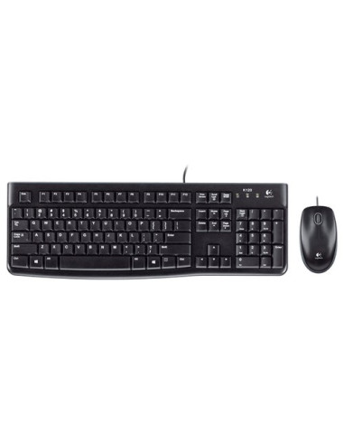 Tastiera e mouse Logitech 920 002543 MK SERIES Mk120 Nero