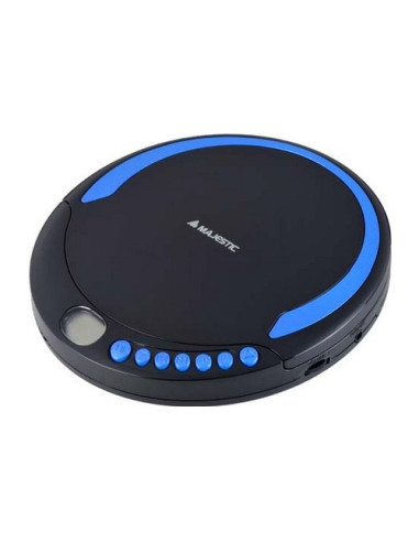 Lettore CD portatile Majestic 109550 Dm 1550 MP3 Nero e Blu