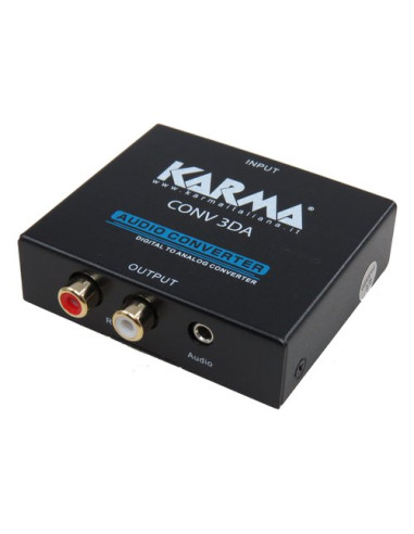 Convertitore audio Karma CONV 3DA Digitale Ad Analogico con Presa Cuff