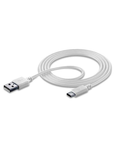 Cavo USB C Cellular Line USBDATACUSBA CW POWER CABLE White