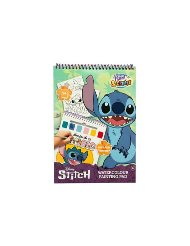 Blocco Coloring e Acquerelli Stitch