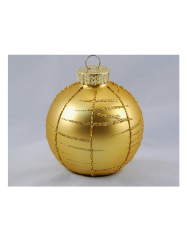 Pallina albero Santa Claus TE191556 Sfera Quadranti Oro Assortito