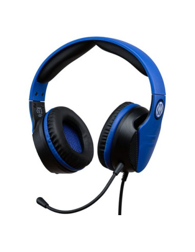 Cuffie gaming Qubick ACMU0056 MULTIPIATTAFORMA Fc Inter 2.0 Nero e Blu