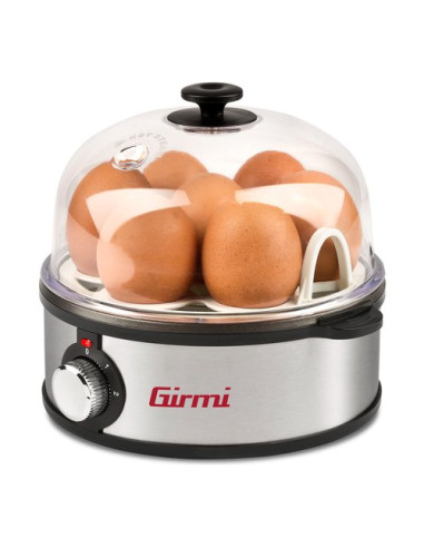 Cuoci Girmi CU2500 Egg Cooker Nero e Inox