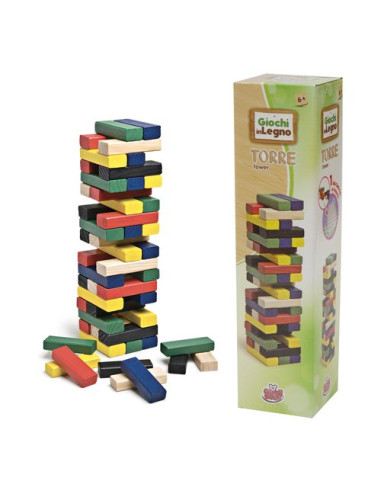 Gioco Grandi Giochi GG0095003 Torre in Legno