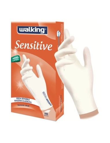 Guanti monouso Walking 110311 SENSITIVE Bianco