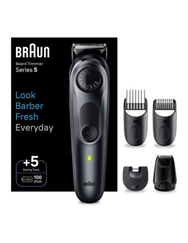 Regolabarba Braun BT5420 SERIES 5 Beardtrimmer Black