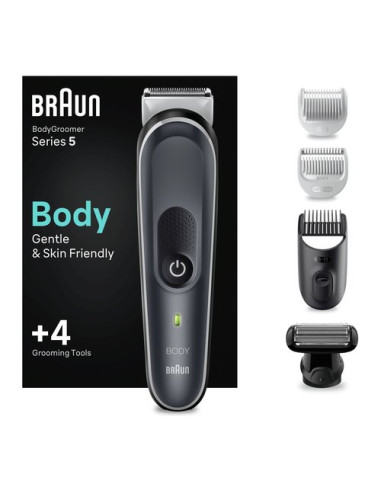 Depilatore Braun BG5360 BODYGROOMER 5 Body Black e Silver