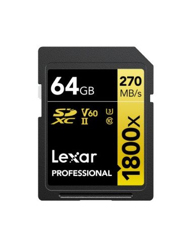 Scheda di memoria Lexar LSD1800064GBNNNG PROFESSIONAL 1800x