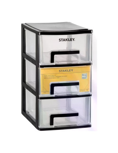 Porta minuteria Stanley STST407111 ESSENTIAL 3 Cassetti M Nero