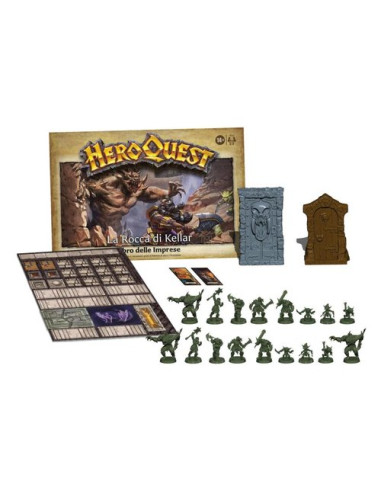 Gioco Hasbro F4543103 AVALON HILL HEROQUEST La Rocca di Kellar