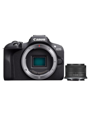 Fotocamera mirrorless Canon 6052C013 EOS R100 Kit RF S 18 45mm F4.5. 6