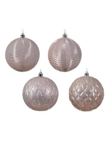 Pallina albero Kaemingk 024403 Sfera Blush Pink Assortito