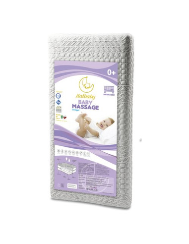 Materasso lettino Italbaby 010 2311 MASSAGE Antiacaro 0+