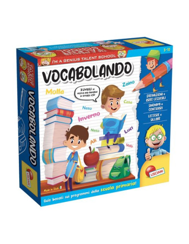 Gioco educativo Lisciani 100484 I'M A GENIUS Vocabolando