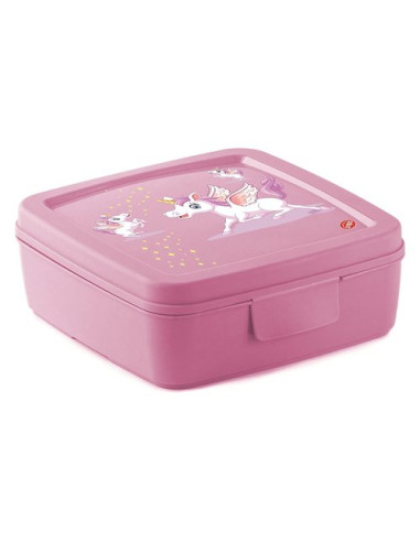 Porta pasto Snips 000893 SANDWICH BOX Unicorno Rosa