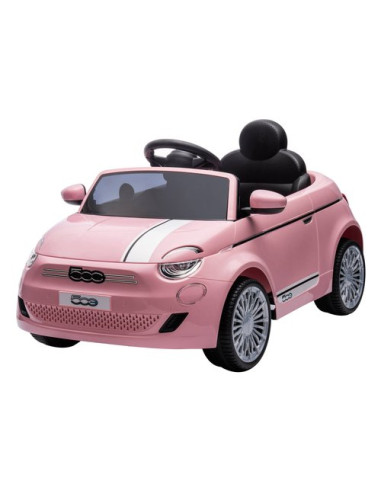 Auto elettrica Globo 42121 ESPIDKO Fiat 500e 12V R C Rosa