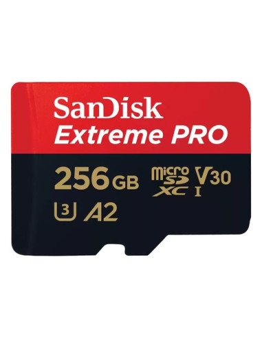 Scheda di memoria Sandisk SDSQXCD 256G GN6MA EXTREME PRO Nero e Rosso