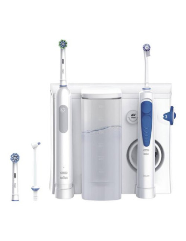 Kit idropulsore e spazzolino Oral B SERIES 1 Oral Health Center Pro Wh