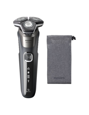 Rasoio barba Philips S5887 10 SERIE 5000 SkinIQ Grigio carbone