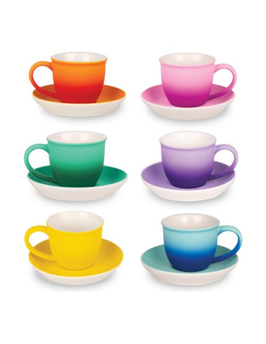 Set tazzine caffè Amicasa Art 3 MAGIC Colori assortiti