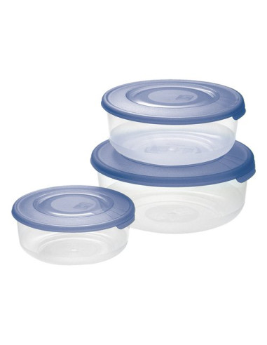 Set contenitori alimenti Tontarelli 904066971G FAMILY FOOD Azzurro