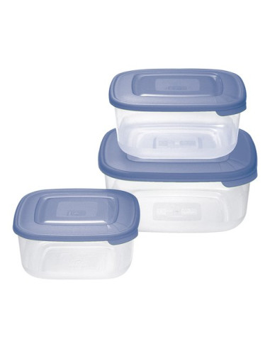 Set contenitori alimenti Tontarelli 904063771G FAMILY FOOD Azzurro