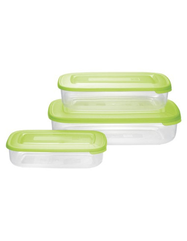 Set contenitori alimenti Tontarelli 904057281A FAMILY FOOD Verde