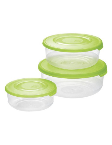 Set contenitori alimenti Tontarelli 904066981A FAMILY FOOD Verde