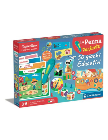 Gioco educativo Clementoni 16799 SAPIENTINO Penna 50 giochi