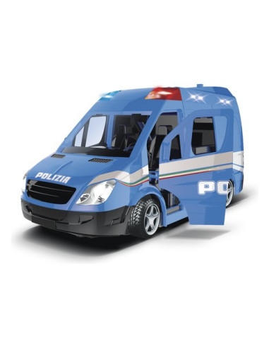 Automodello Re. El Toys 0338 POLIZIA Unità Mobile con luci e suoni