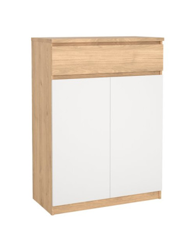 Base Tvilum 92209HL49 NAIA Rovere e Bianco