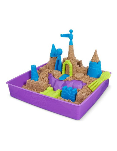 Sabbia creativa Spin Master 6067801 KINETIC SAND Deluxe Beach Castle