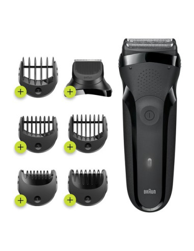 Rasoio barba Braun 81702941 SERIES 3 Shave&Style 300BT Nero